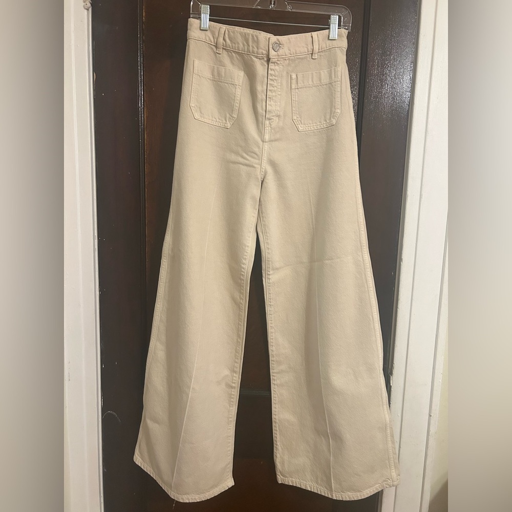 Joseph Wide-Leg Beige jeans Natural new without tag